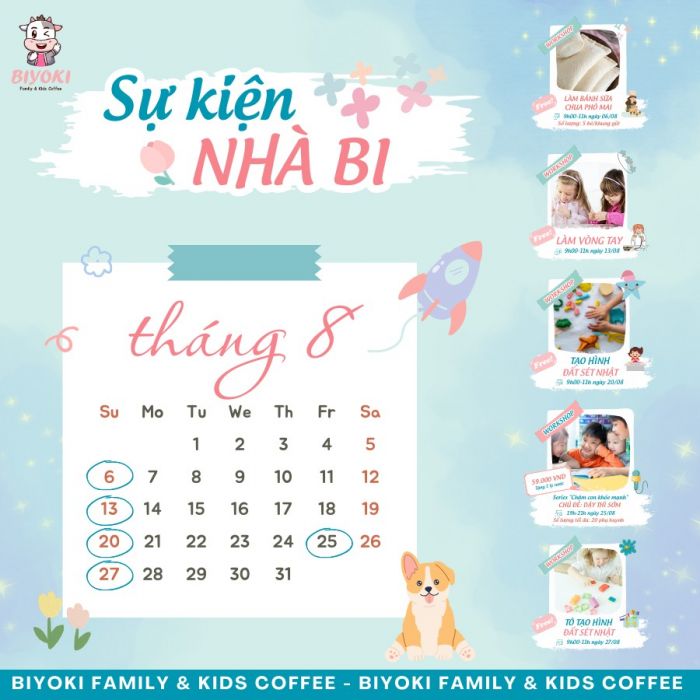 TỔNG HỢP WORKSHOP THÁNG 8