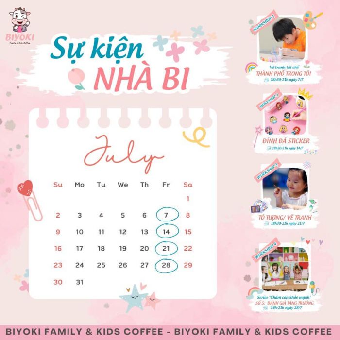 TỔNG HỢP WORKSHOP THÁNG 7